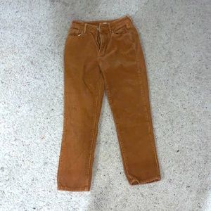 Corduroy mom jeans